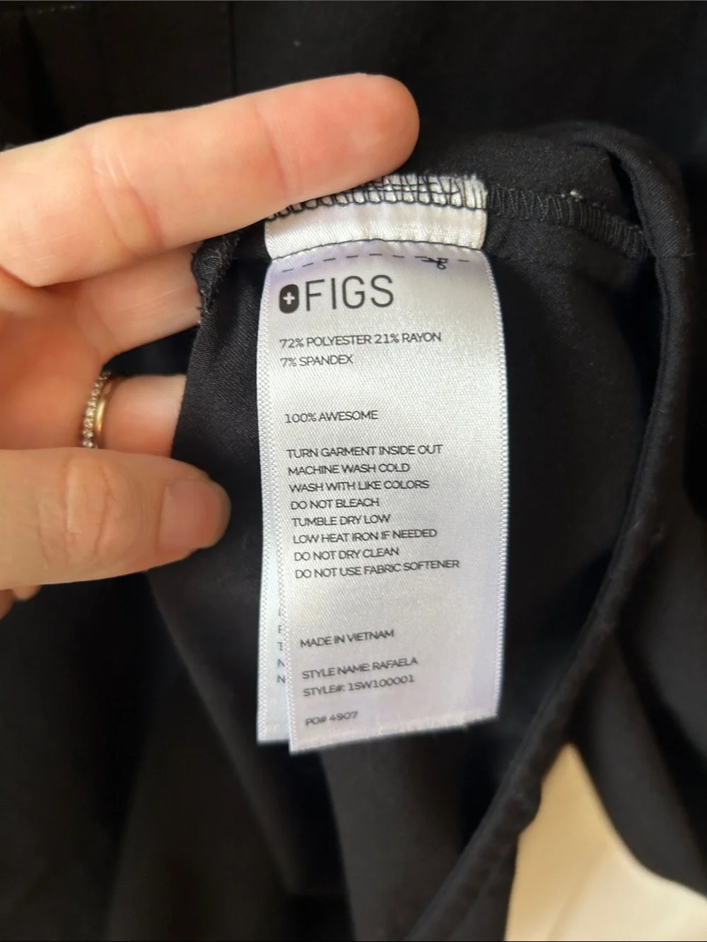 Figs women black